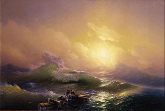 Fantastisk bilder av Aivazovsky - en erklæring om kjærlighet til sjøen