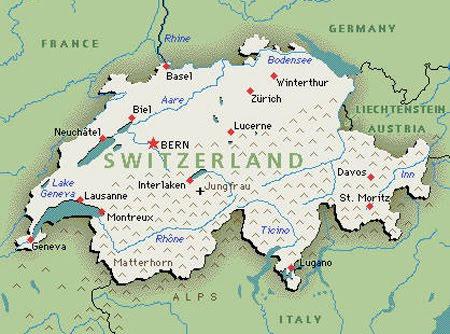 Hvor mange kantoner, som har forent, opprettet Sveits? Kort om hver